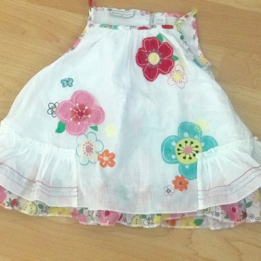 Baby 100% Cotton dress Size 3-6 months NEW